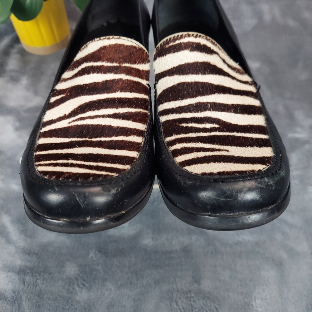 Franco Sarto Zebra Print Pumps, Women's Sz 9 - Picture 7 of 12